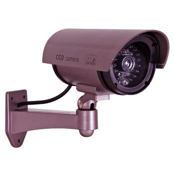 Atrapa bezpečnostní kamery s IR LED a červenou LED